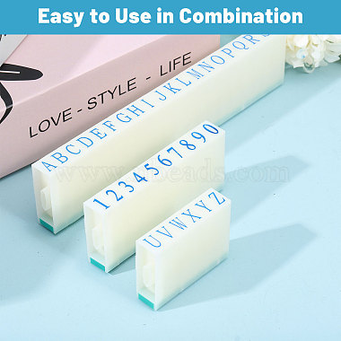 2 Sets 2 Styles DIY Scrapbooking Plastic with Rubber Stamp Sets(AJEW-CA0004-31B)-4