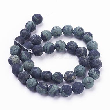 Natural Kambaba Jasper Beads Strands(G-F520-53-6mm)-2