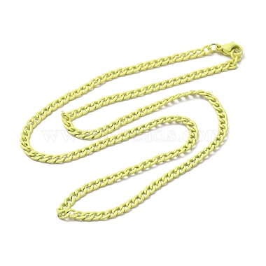 Yellow 201 Stainless Steel Necklaces