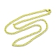 Spray Painted 201 Stainless Steel Curb Chain Necklaces(NJEW-R258-01C)-1