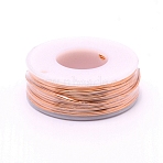 Round Aluminum Wire, with Spool, Light Salmon, 1.2mm, 16m/roll(AW-G001-1.2mm-04)