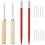 205 Stainless Steel Tools, with Wood, Mixed Color, 125x11.5mm(TOOL-WH0816-006)