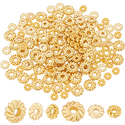 Elite 150Pcs 3 Styles Rack Plating Zinc Alloy Spacer Beads, Long-Lasting Plated, Disc, Real 18K Gold Plated, 6~8x1.3~2.5mm, Hole: 1.5~2mm, 50pcs/style(FIND-PH0018-81)