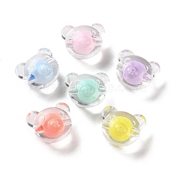 Transparent Acrylic Bead in Bead, Bear, 16.5x20x14.5mm, Hole: 3mm, 212pcs/500g(OACR-H112-05A)