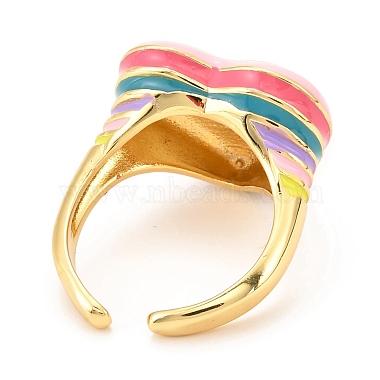 Brass Enamel Cuff Ring(RJEW-F118-06)-3