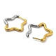 Two Tone 304 Stainless Steel Hoop Earrings(EJEW-K257-02D-GP)-2