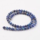 Chapelets de perles en lapis-lazuli naturel(G-G099-8mm-7A)-2