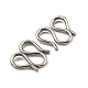 304 Stainless Steel S-Hook Clasps(STAS-G310-13P)-2