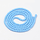 Rubberized Style Painted Glass Round Bead Strands(X-DGLA-S072-8mm-26)-3