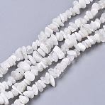 Natural Rainbow Moonstone Beads Strands, Chip, 4~12x6~12x2~5mm, Hole: 0.8mm, about 80~81cm(G-R465-14)
