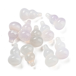 Natural Agate Pendants, Gourd Charms, 26x14.5mm, Hole: 1.4mm(G-Q006-13)