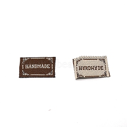 Polyester Sewing Labels, Cloth Labels, for Sewing, Knitting, Crafts, Word, 15x25x0.3mm(FIND-TAC0008-19D)