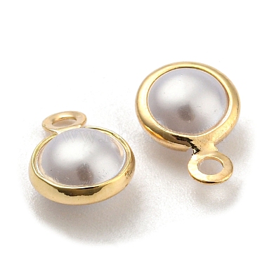 ABS Plastic Imitation Pearl Charms(FIND-C039-02B)-2