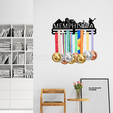 Fashion Iron Medal Hanger Holder Display Wall Rack(ODIS-WH0021-276)-6