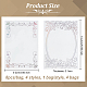 4 Bags 4 Styles PET Transparent Floral Frame Adhesive Decorative Stickers(DIY-OC0010-25)-2