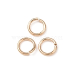 1/20 14K Gold Filled Open Jump Rings, Yellow Gold Filled Saw Cut Round, Real 14K Gold Filled, 21 Gauge, 5x0.76mm, Inner Diameter: 3.5mm(KK-G164-04G-04)