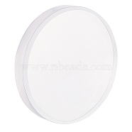 Flat Round Transparent Acrylic Display Base, for Jewelry, Toys Display, Clear, 9.95x1.5cm(DJEW-WH0034-50D)