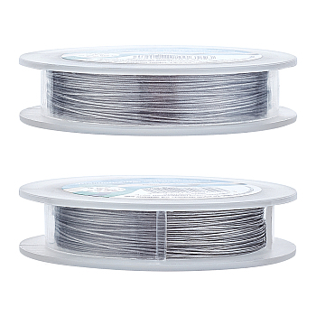 Tiger Tail Wire, Stainless Steel Wire, Stainless Steel Color, 0.5mm, about 49.21 Feet(15m)/roll