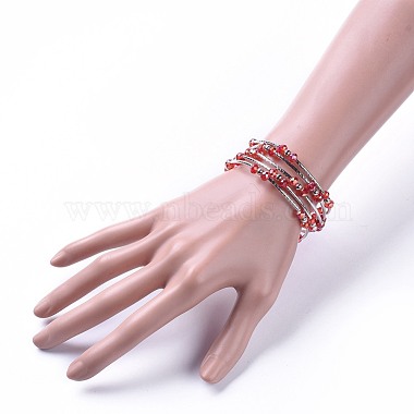 Five Loops Fashion Wrap Bracelets(BJEW-JB04595)-6