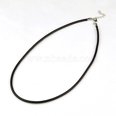 3mm CoconutBrown Leather Necklace Making