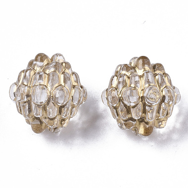 Perles acryliques transparentes(X-PACR-N008-02)-2