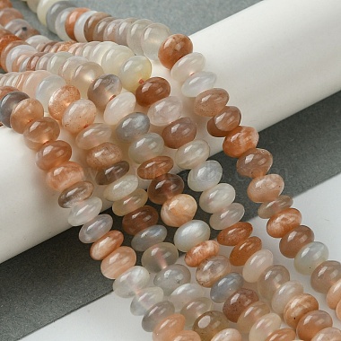Natural Multi-Moonstone Beads Strands(G-A092-F03-02)-2