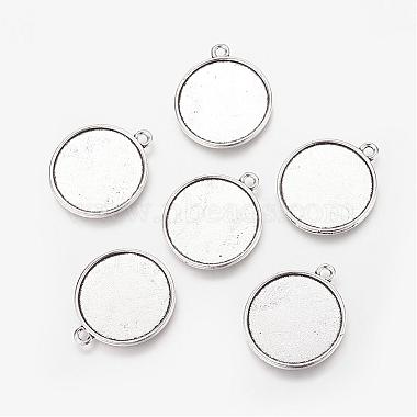 Antique Silver Round Alloy Pendants