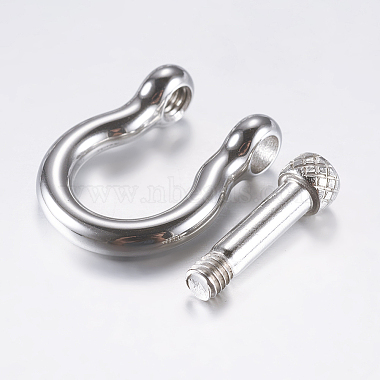 304 Stainless Steel D-Ring Anchor Shackle Clasps(X-STAS-F133-22P)-2