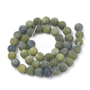 Jade de xinyi naturel / brins de perles de jade du sud de la Chine(G-T106-070)-3