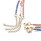 3Pcs 3 Style Glass Seed Imitation Pearl Beaded Necklaces Set(NJEW-JN04013)-7