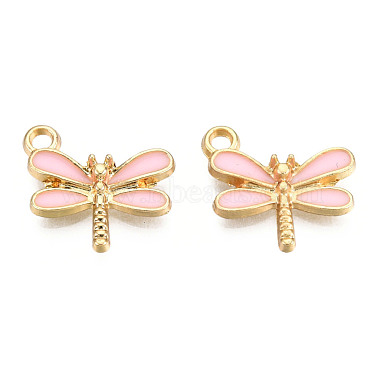 Light Gold Plated Alloy Charms(ENAM-T009-02E)-2