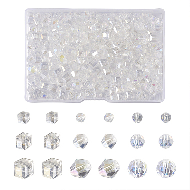 biyun 300pcs 9 brins de perles de verre galvanisées(EGLA-BY0001-01)-2
