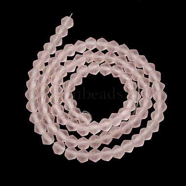 Imitate Austrian Crystal Frosted Glass Beads Strands(GLAA-F029-TM4mm-B26)-2