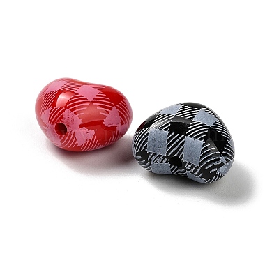 Opaque Acrylic Beads(OACR-G049-02)-2