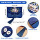 Hobbiesay 8pcs 8 couleurs pochettes zippées en tissu à broder(ABAG-HY0001-04)-2