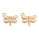 Light Gold Plated Alloy Charms(ENAM-T009-02E)-2