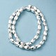 Electroplated Synthetic Magnetic Hematite Beads Strands(G-Q1009-G02-01)-3
