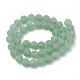 Chapelets de perles en aventurine vert naturel(G-T106-174)-3