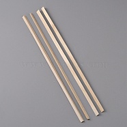 Triangle Wood Sticks, for Modeling DIY Hobby Crafts Woodworking, BurlyWood, 29x0.9x0.4cm(DIY-WH0304-546A)