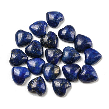 Natural Lapis Lazuli Cabochons, Heart, 8x8x3.5mm