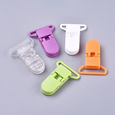 Eco-Friendly PC Plastic Baby Pacifier Clips(AJEW-K010-01)-3