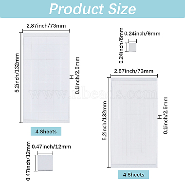 8Sheets 2 Styles EVA Self-adhesive Stickers(STIC-GF0001-41)-2