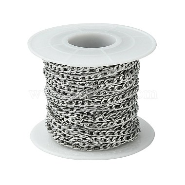 304 Stainless Steel Figaro Chains(CHS-H007-30P)-3