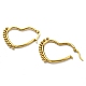 PVD Vacuum Plating Heart 304 Stainless Steel Hoop Earrings for Women(EJEW-C053-06G)-2