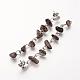 Chip Gemstone Dangle Stud Earrings(EJEW-JE02255)-3