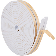 Strong Adhesive EVA Sponge Foam Tape, Anti-Collision Seal Strip, White, 1x0.6cm, about 5m/roll(TOOL-WH0131-07A-02)