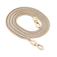 Bag Strap Chains, with Iron Cuban Link Chains and Alloy Swivel Clasps, for Bag Straps Replacement Accessories, Golden, 106x0.75x0.25cm(FIND-WH0043-90G)
