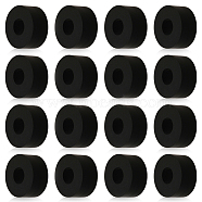 Multi Purpose Rubber Spacer, Bushing Anti Vibration Spacer for Home and Car Accessories, Column, Black, 25x12mm, Hole: 10mm(FIND-WH0137-74B)