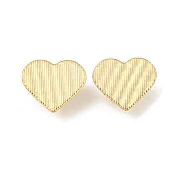 Alloy Slide Charms, Cadmium Free & Nickel Free & Lead Free, Heart, Golden, 17x20x8mm, Hole: 6x5mm