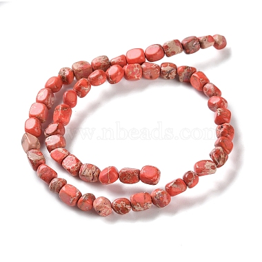 Dyed Natural Imperial Jasper Beads Strands(G-U011-A02-01)-3